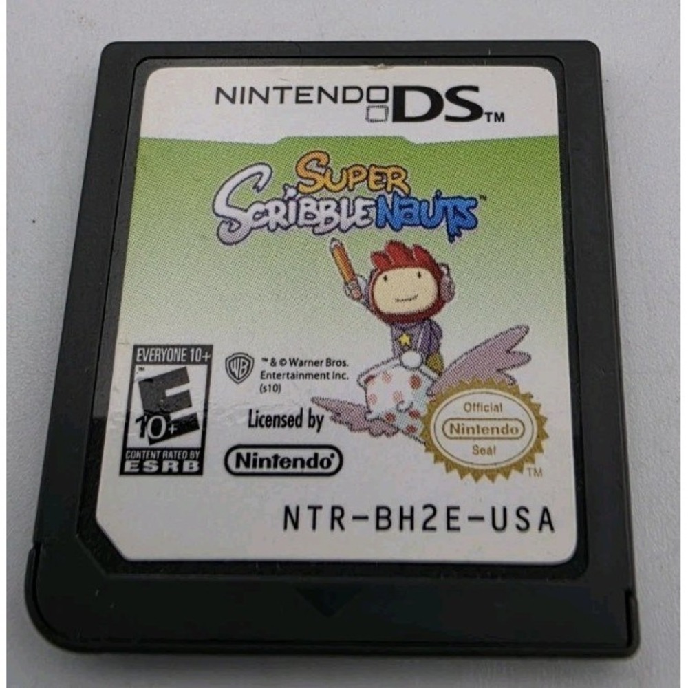 Super Scribblenauts Nintendo DS Video Game NTSC-USA NTR-BH2E-USA